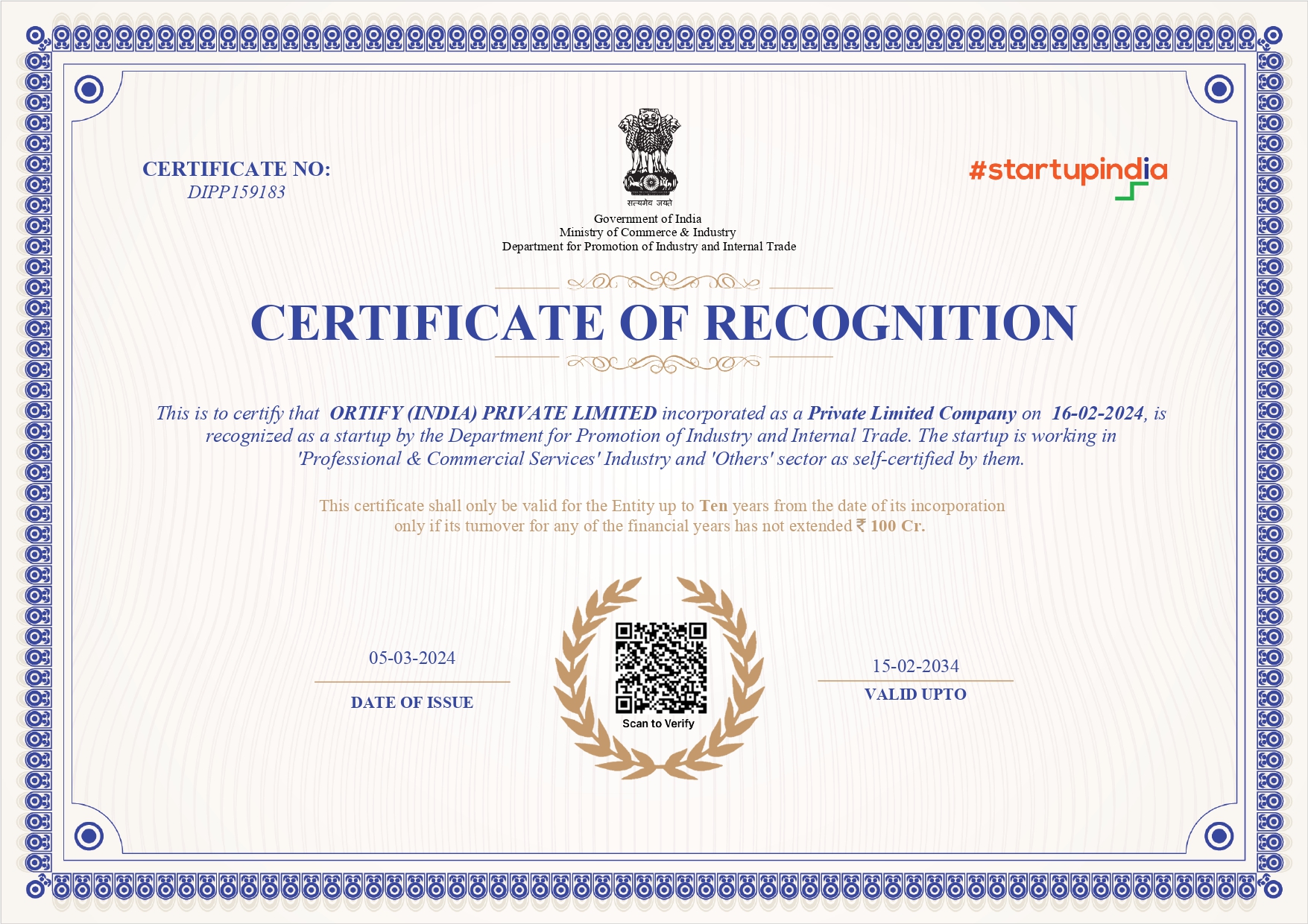 Certificate 1