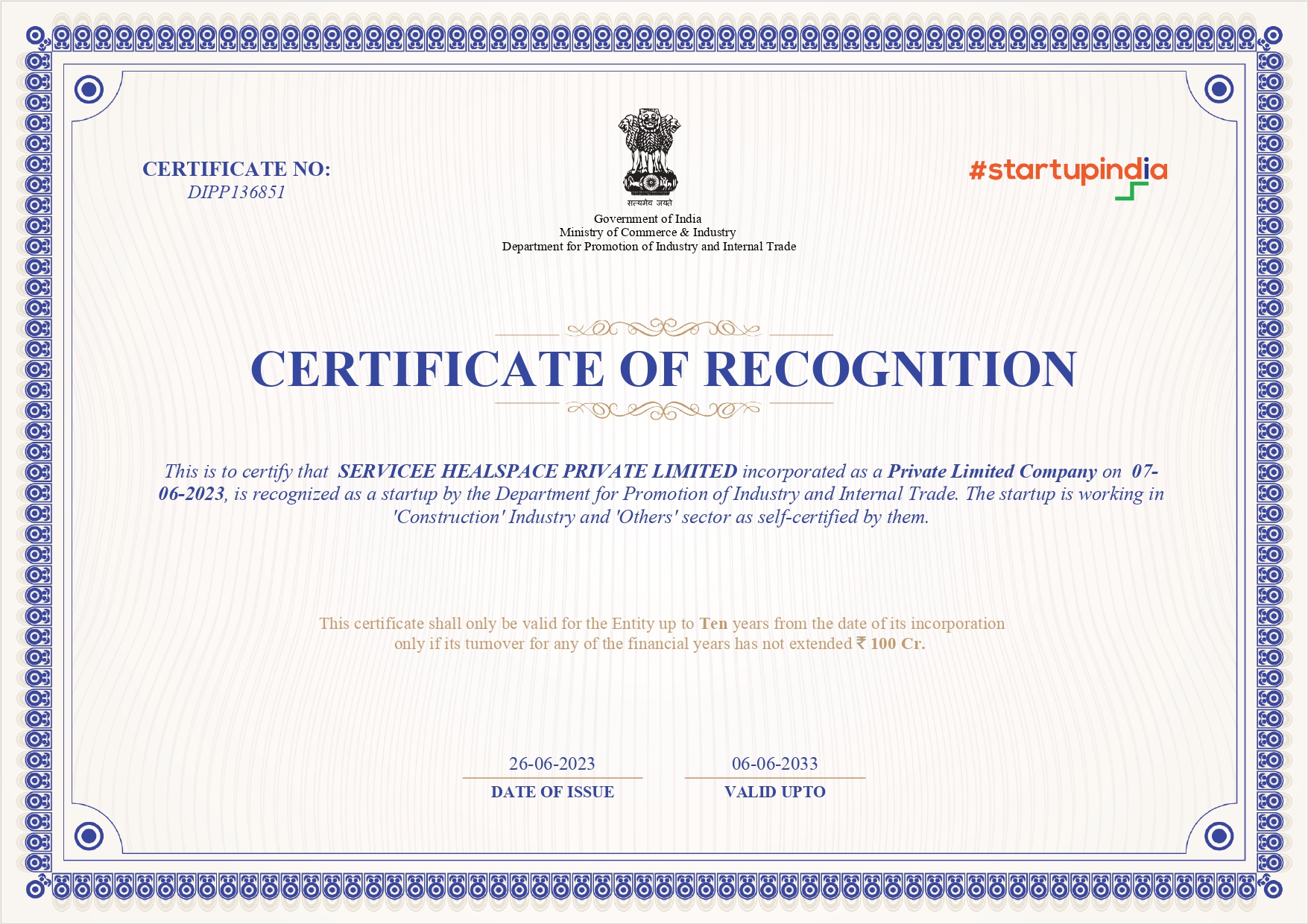 Certificate 8